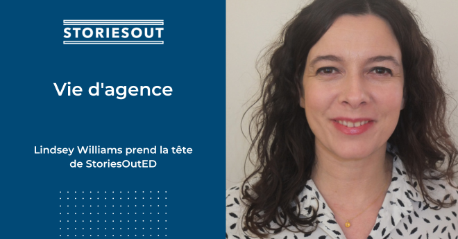 Lindsey Williams prend la tête de StoriesOutED l’English Department de StoriesOut