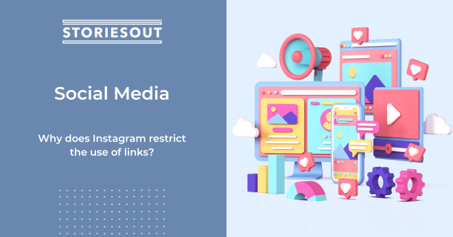 Why does Instagram restrict the use of hyperlinks?